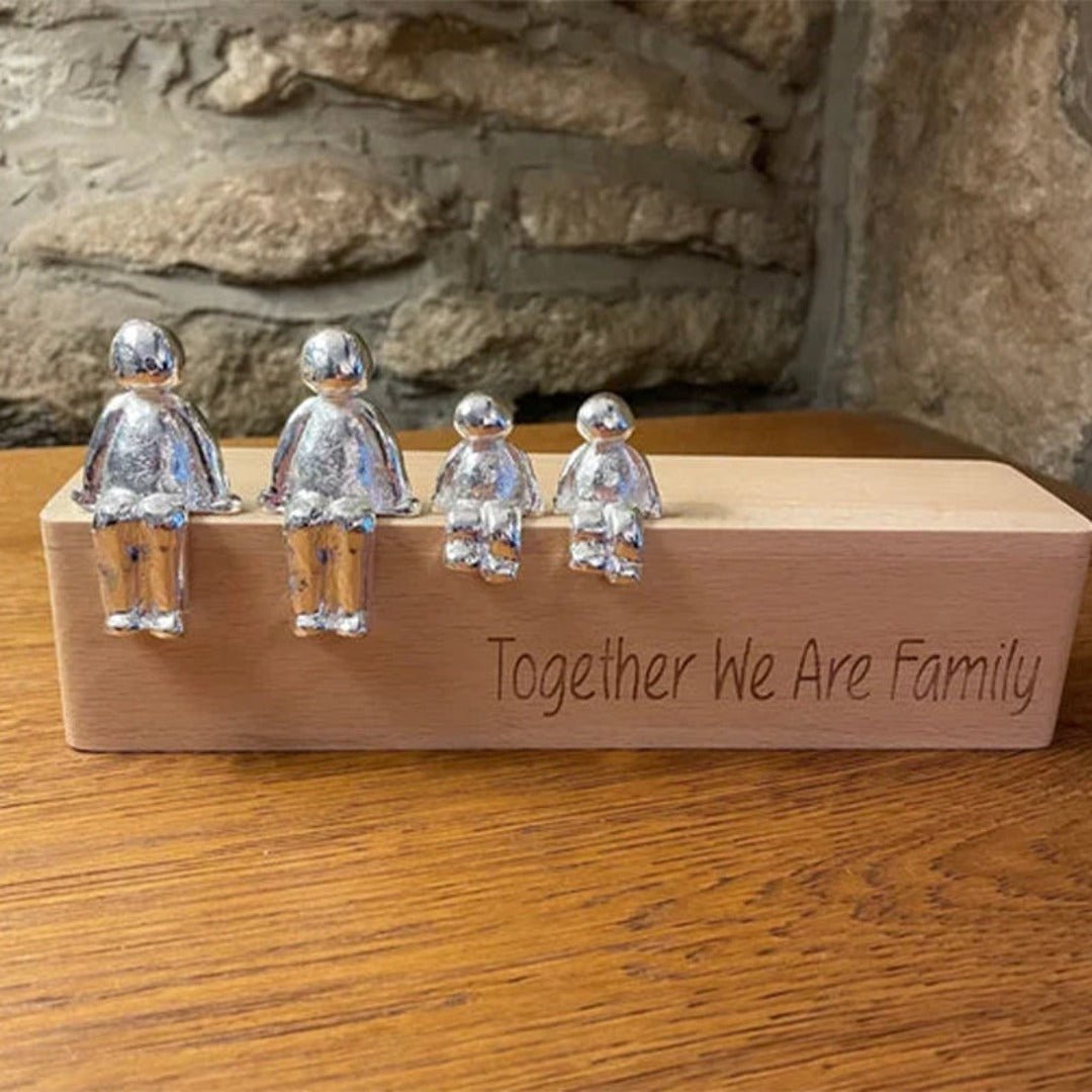 Skulptur Unendliches Familienband