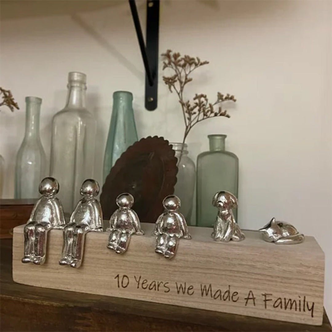 Skulptur Unendliches Familienband