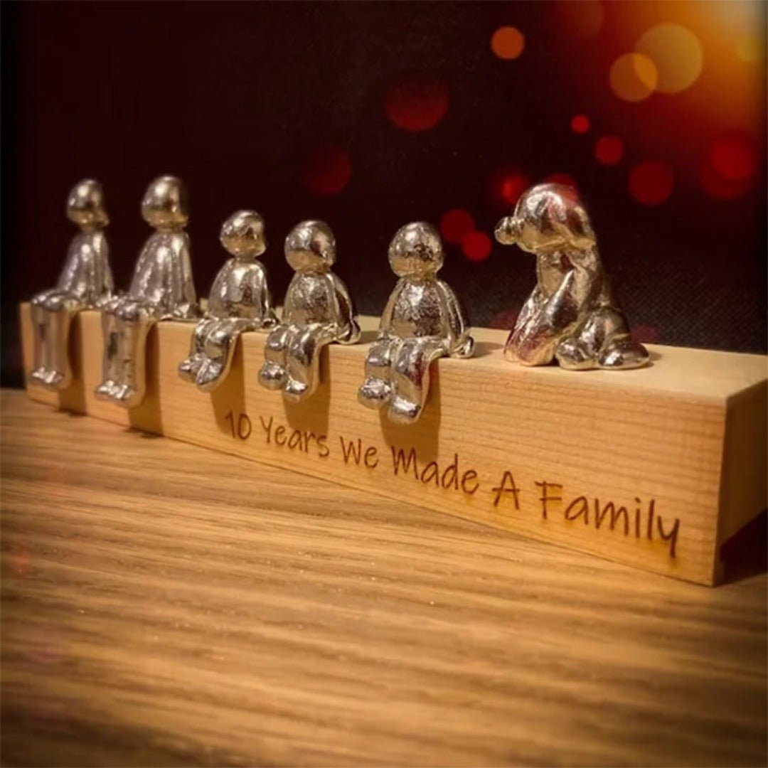 Skulptur Unendliches Familienband
