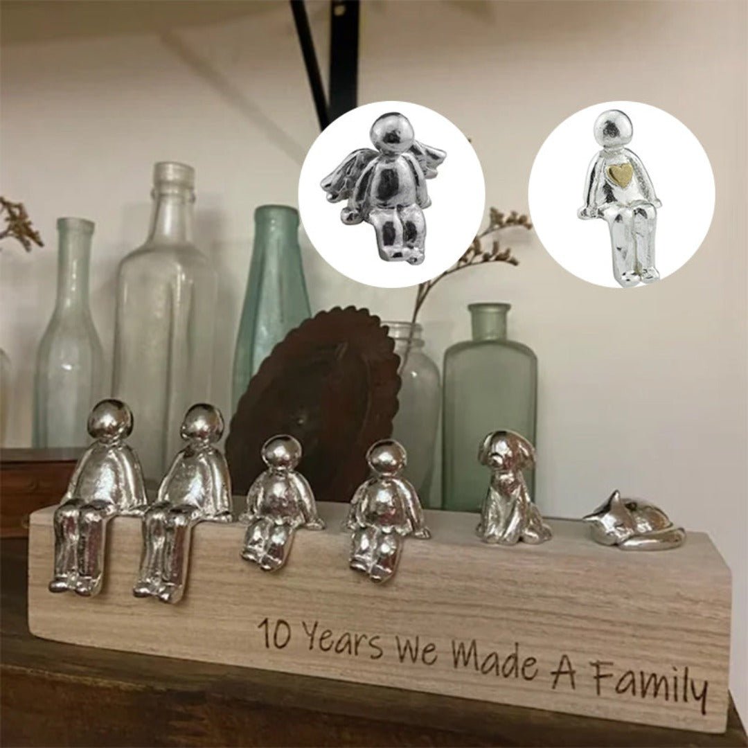 Skulptur Unendliches Familienband