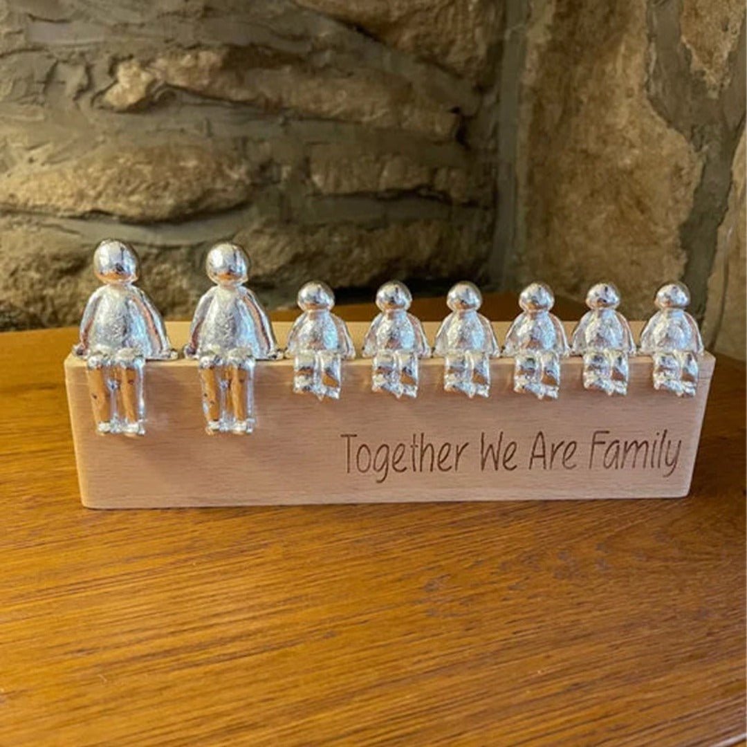 Skulptur Unendliches Familienband