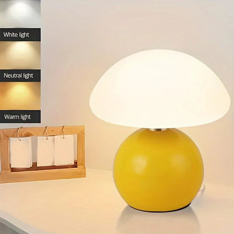 Signe – Französische Creme Pilz Lampe