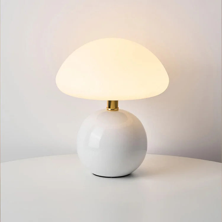 Signe – Französische Creme Pilz Lampe