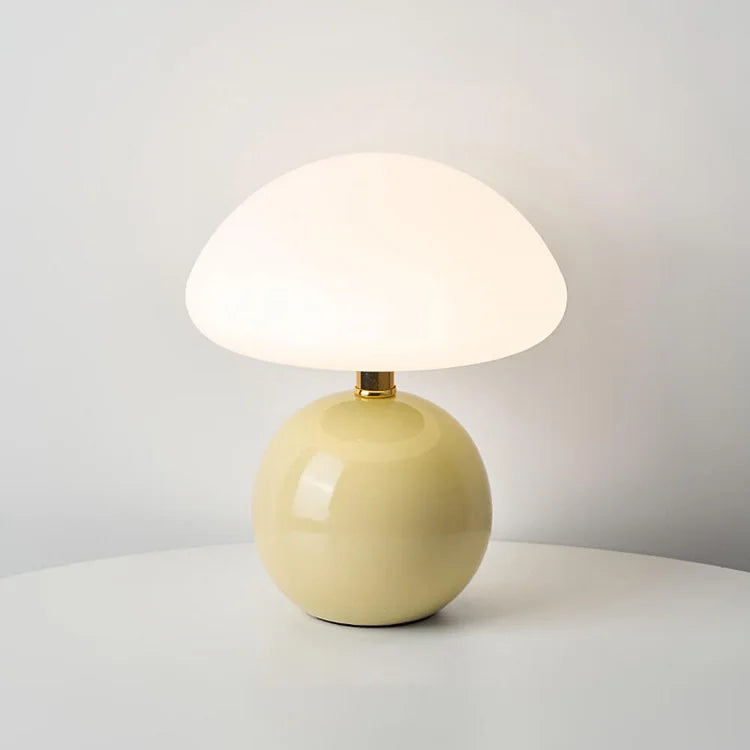 Signe – Französische Creme Pilz Lampe