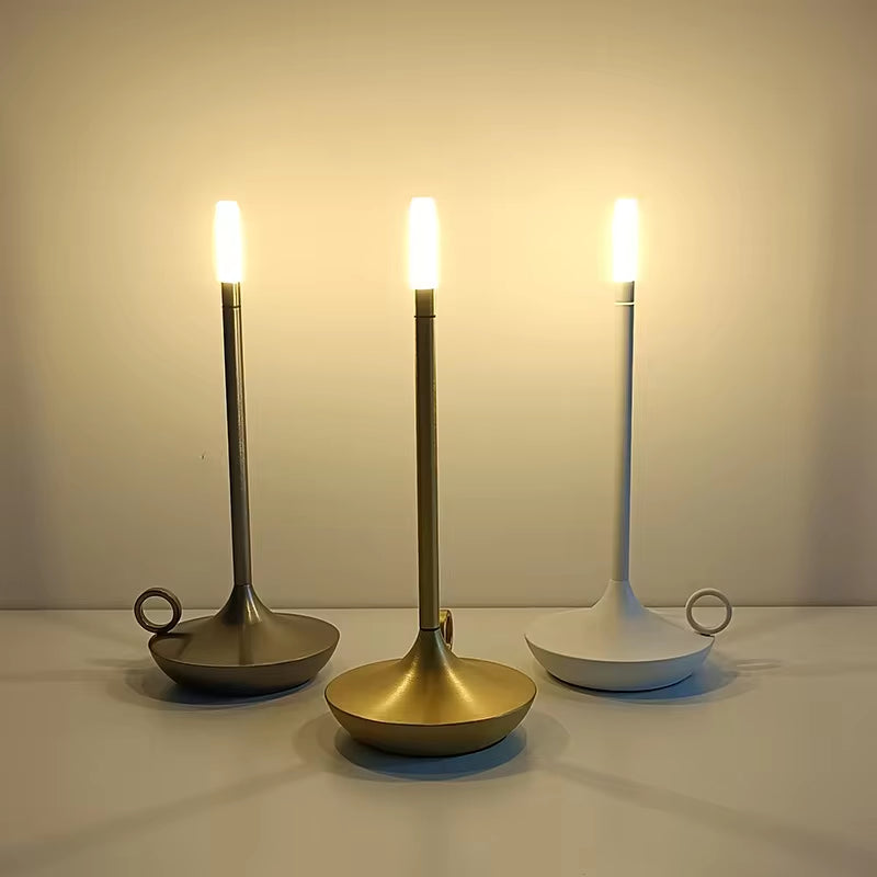 Elina – Tragbare Retro-Tischlampe mit Kerzenlicht-Effekt