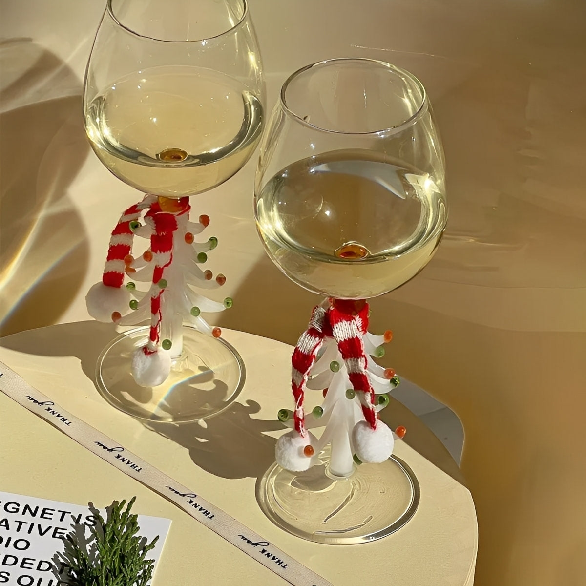 Festiva – Weihnachtsbaum-Weinglas aus Borosilikat