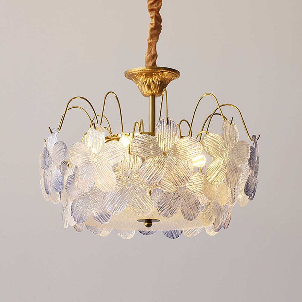 Yrsa – Vintage Glas-Kronleuchter