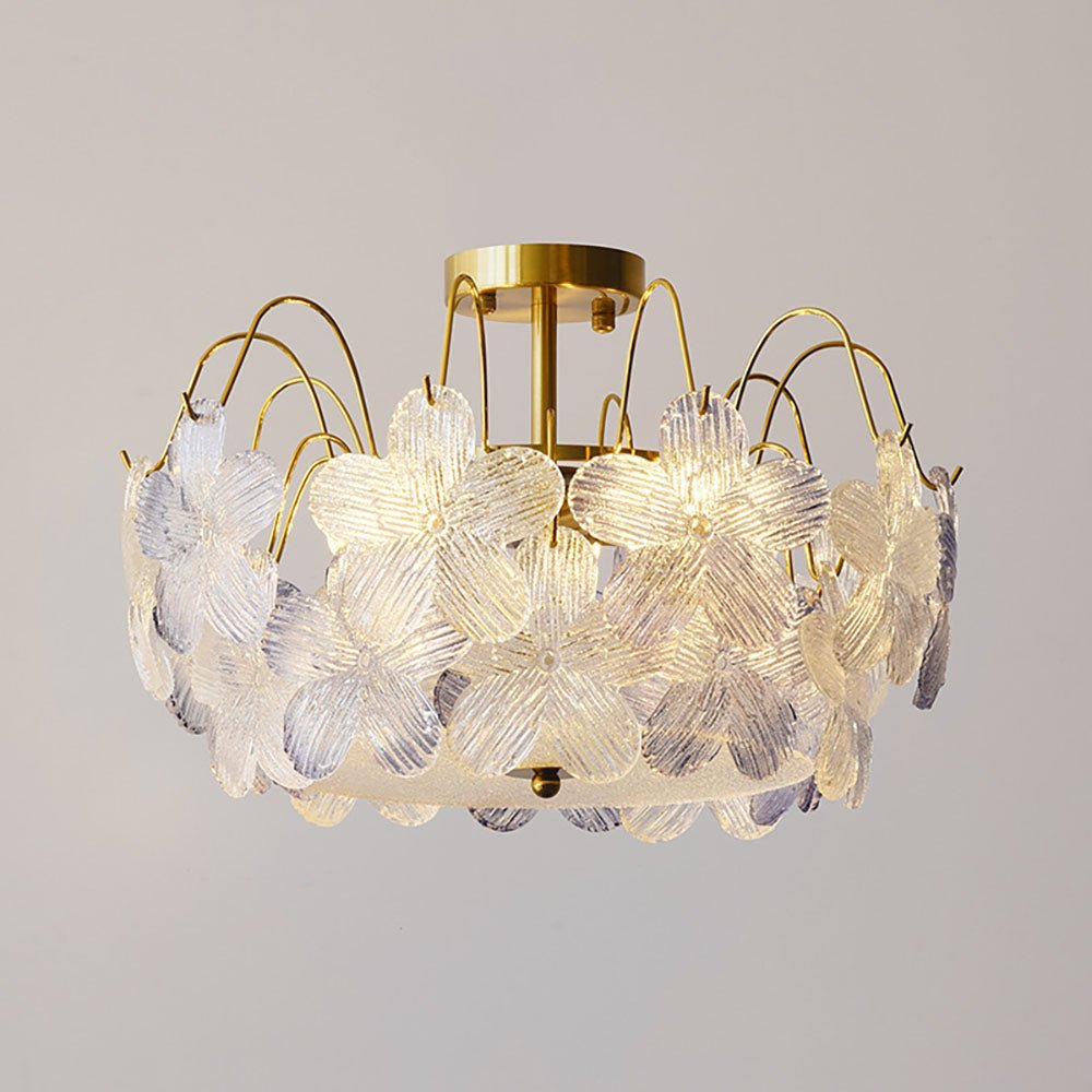 Yrsa – Vintage Glas-Kronleuchter
