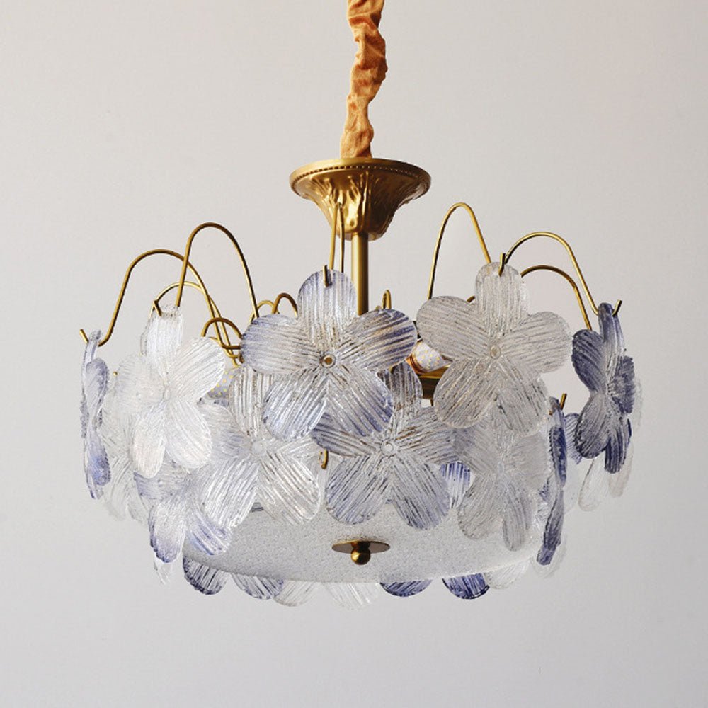 Yrsa – Vintage Glas-Kronleuchter