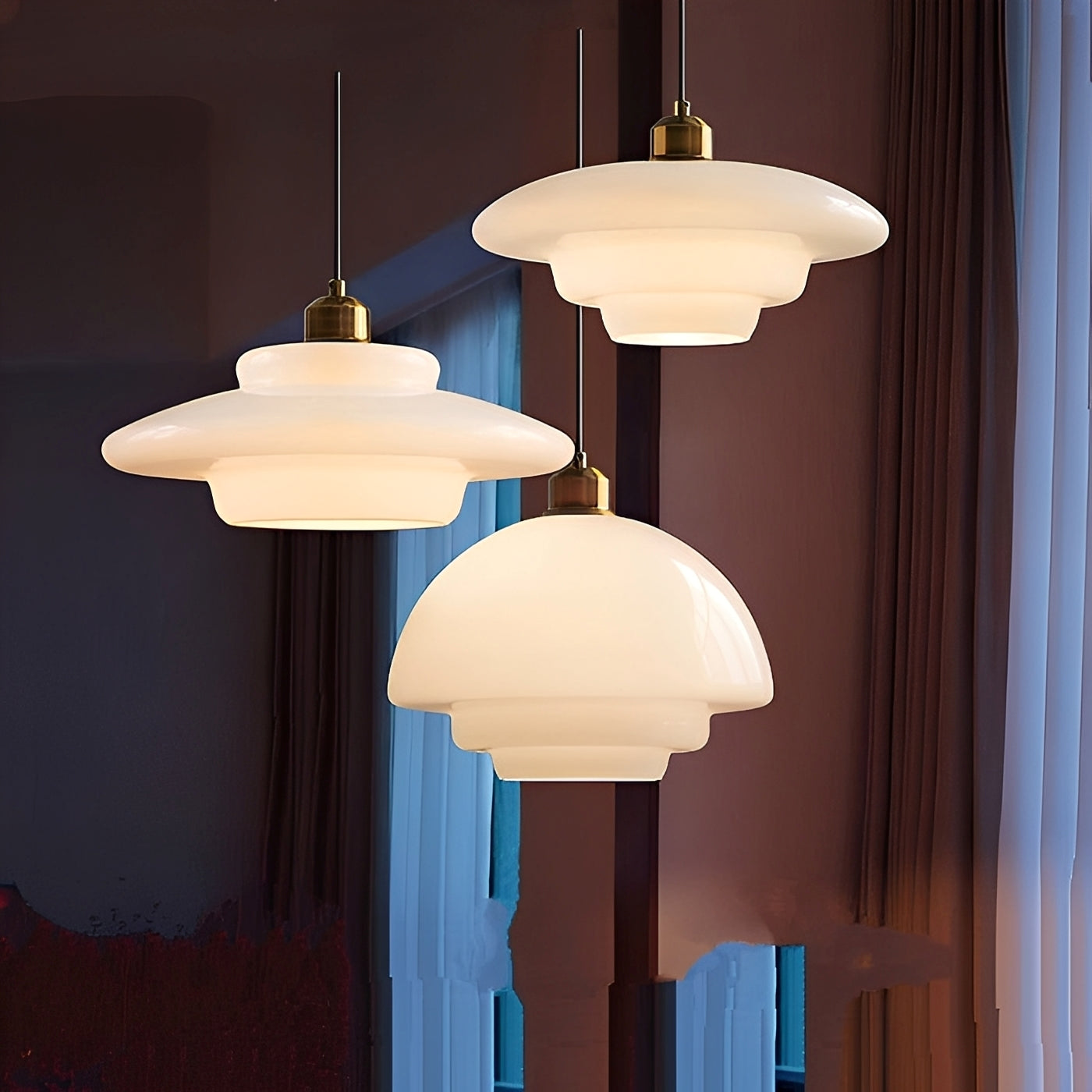 Lucine – Schlichter Kronleuchter aus Glas
