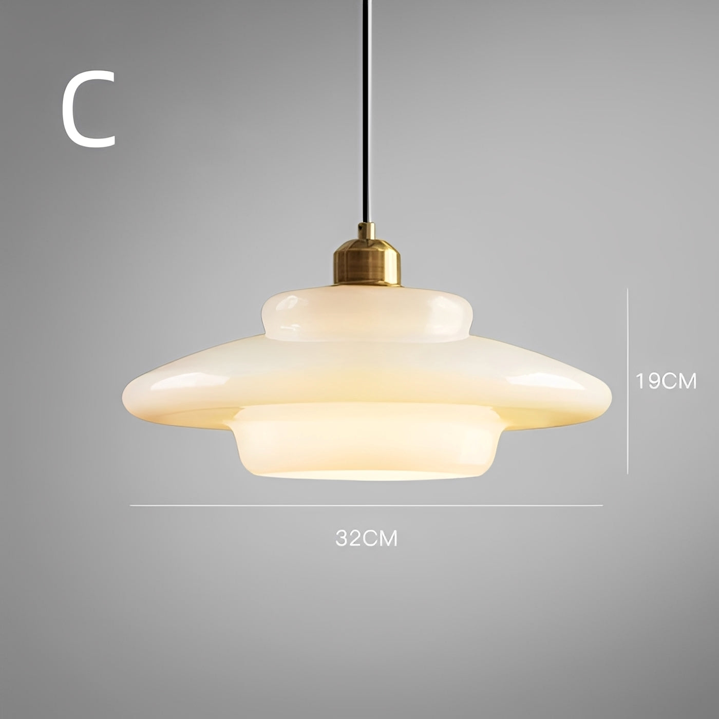 Lucine – Schlichter Kronleuchter aus Glas