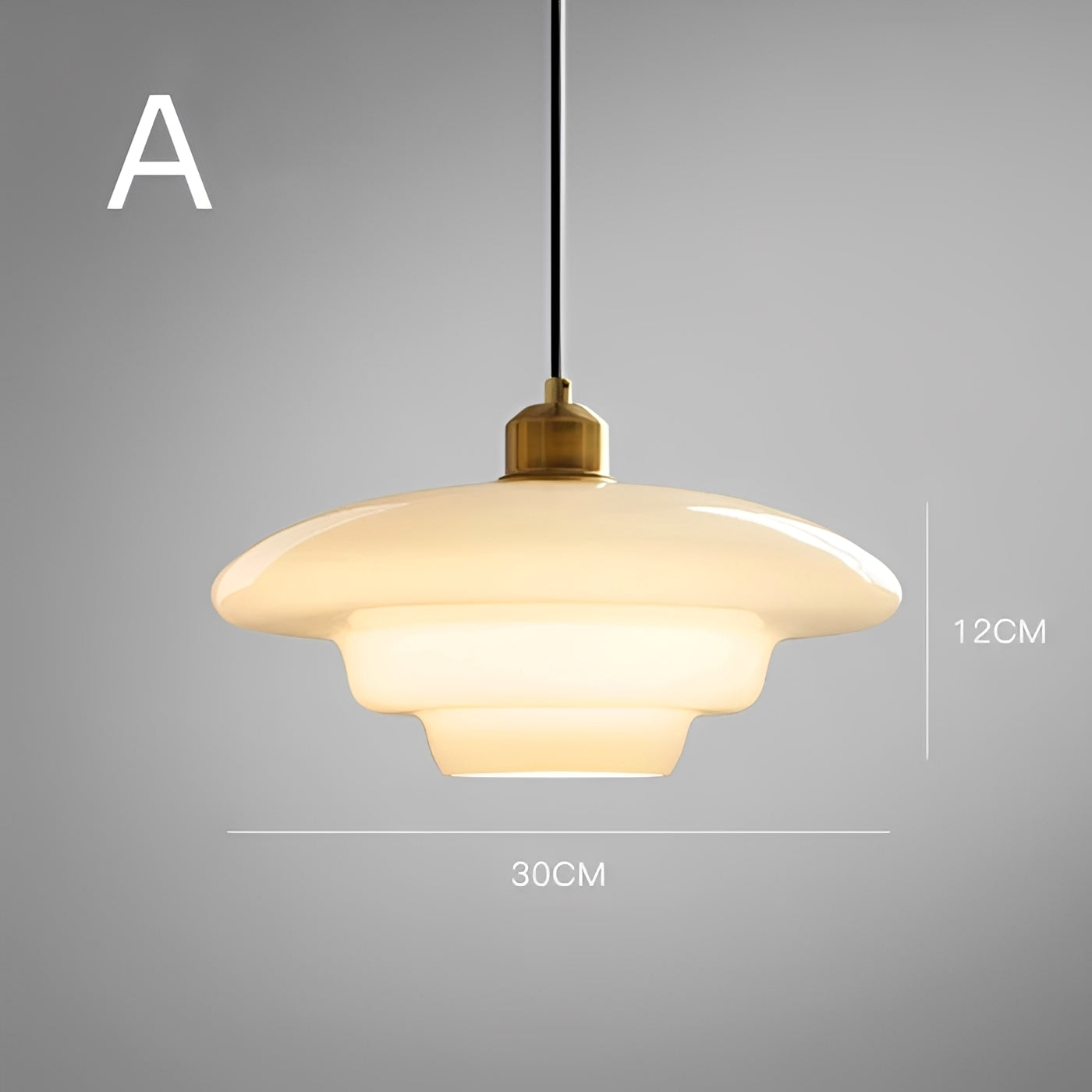 Lucine – Schlichter Kronleuchter aus Glas