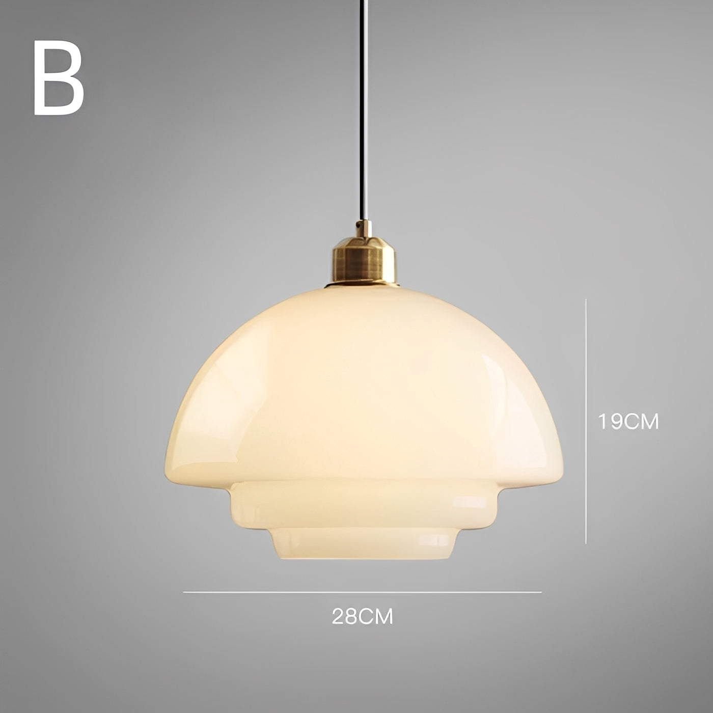 Lucine – Schlichter Kronleuchter aus Glas