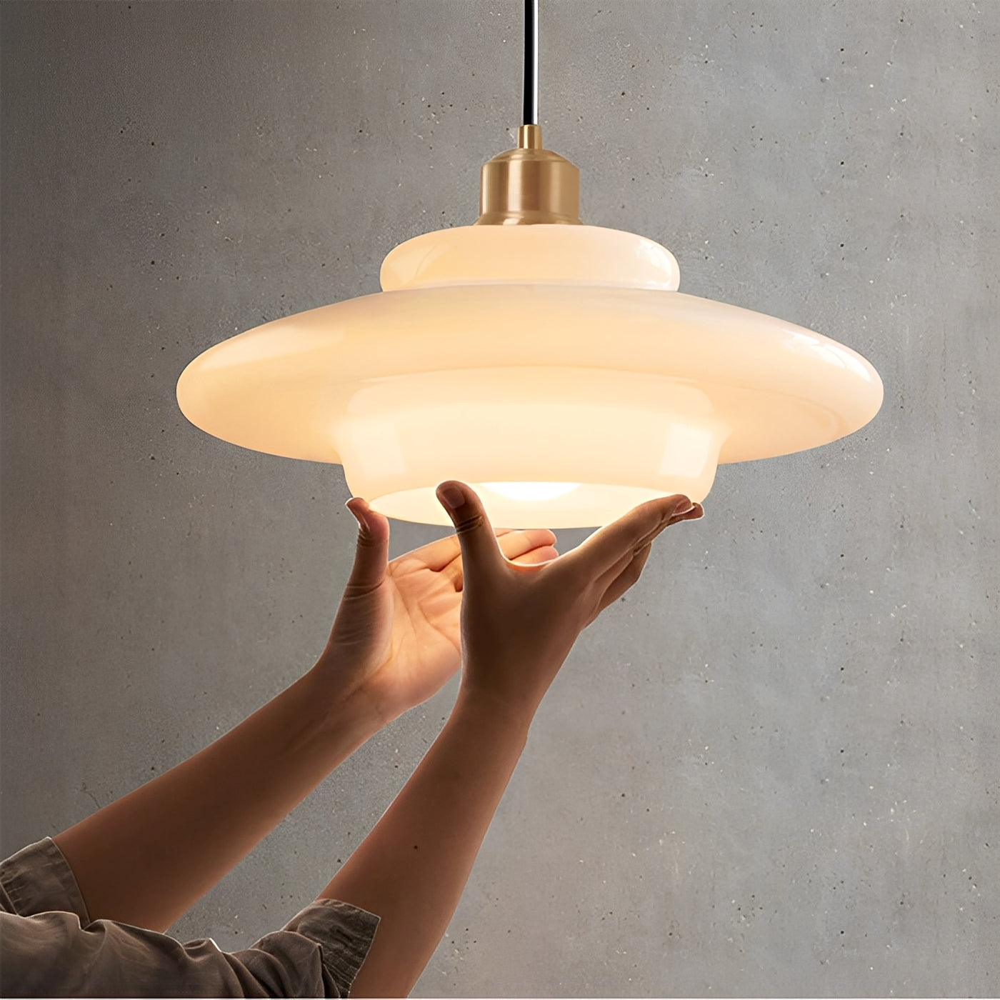 Lucine – Schlichter Kronleuchter aus Glas