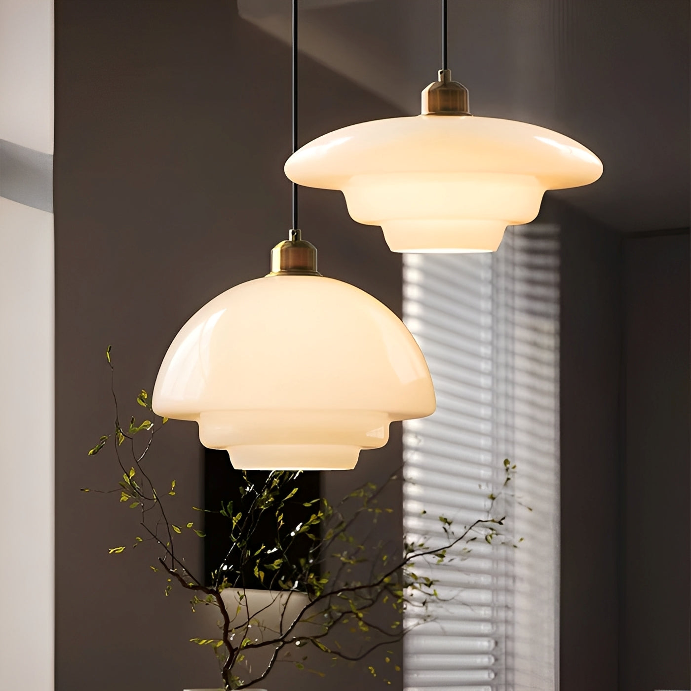Lucine – Schlichter Kronleuchter aus Glas