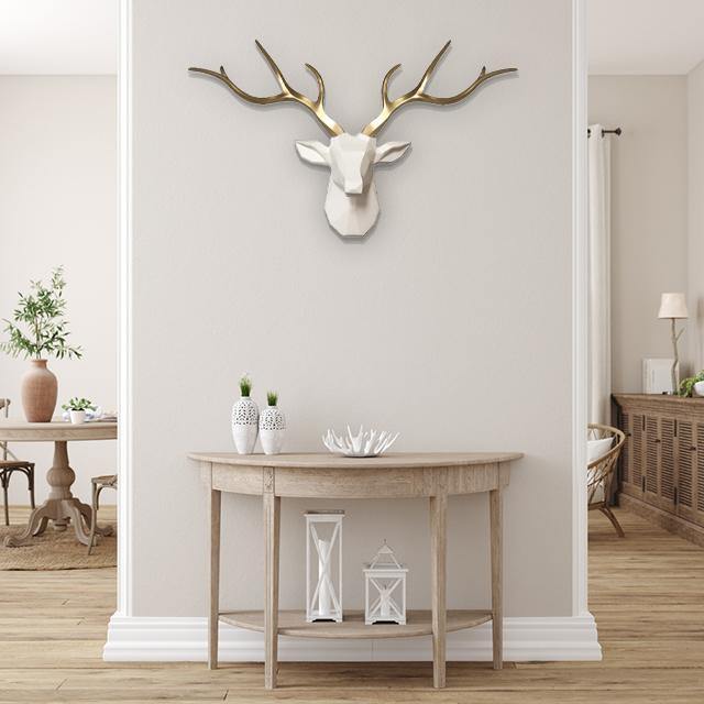 3D Hirschkopf-Wandhaken im nordischen Look