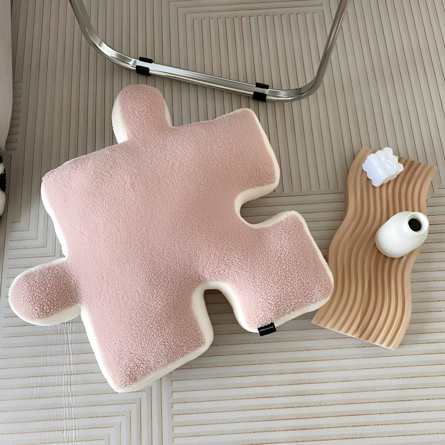PuzzlePlush – Kreatives Schmusekissen im Puzzle-Stück-Design