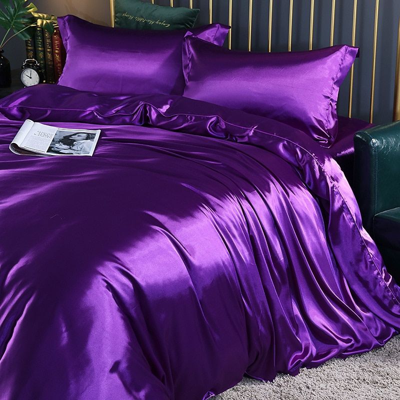 Nordic Dream - 4 Stück Superweiches Luxusseide Bettwäsche Set