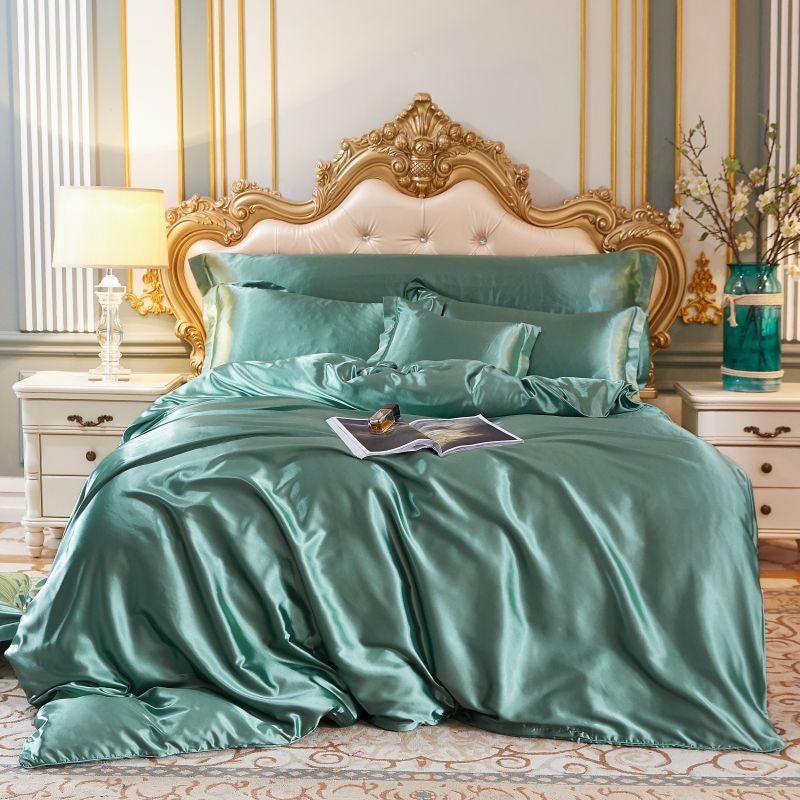 Nordic Dream - 4 Stück Superweiches Luxusseide Bettwäsche Set