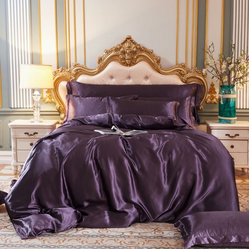 Nordic Dream - 4 Stück Superweiches Luxusseide Bettwäsche Set