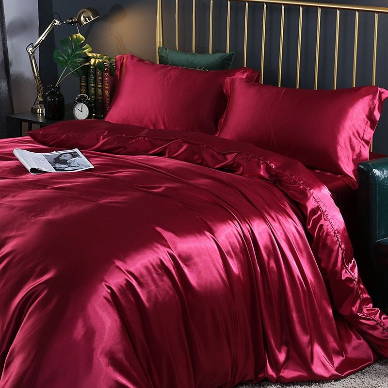 Nordic Dream - 4 Stück Superweiches Luxusseide Bettwäsche Set