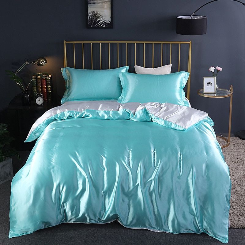 Nordic Dream - 4 Stück Superweiches Luxusseide Bettwäsche Set