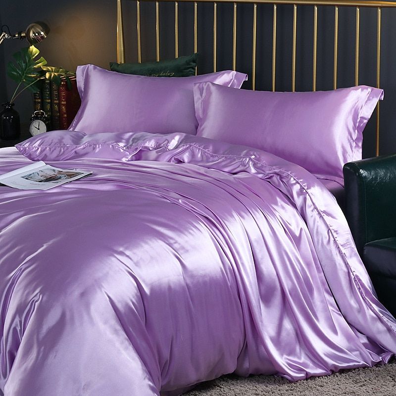 Nordic Dream - 4 Stück Superweiches Luxusseide Bettwäsche Set
