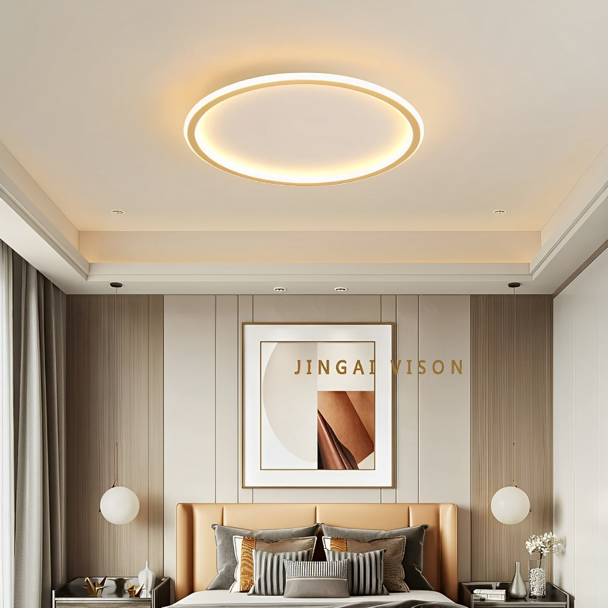 Aurika – Runde LED-Deckenlampe im nordischen Look