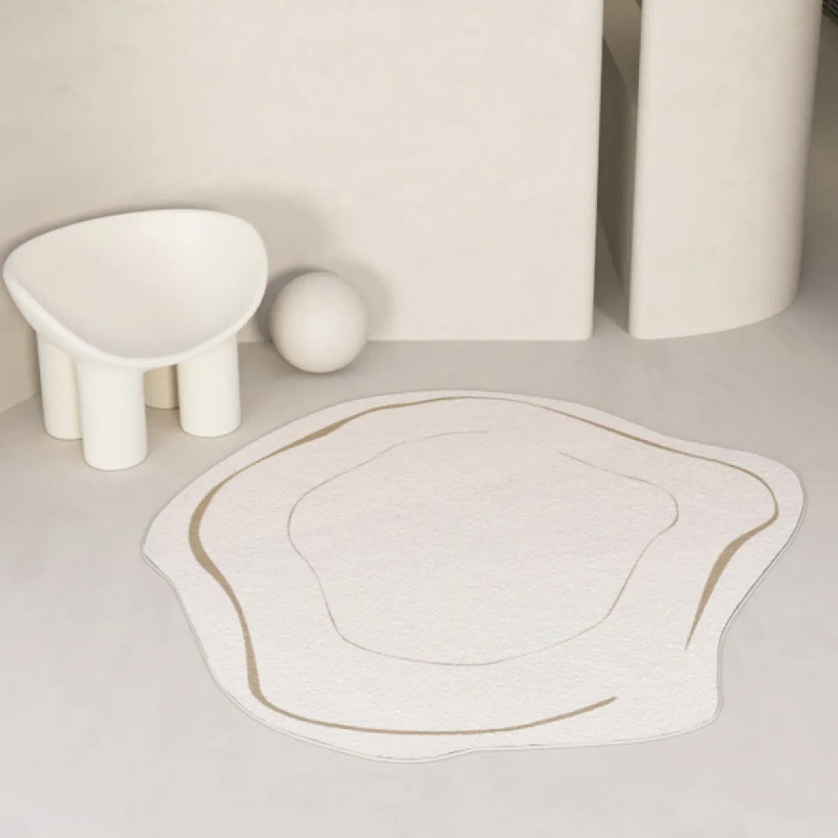 Ivara – Runder Teppich mit geometrischem Design