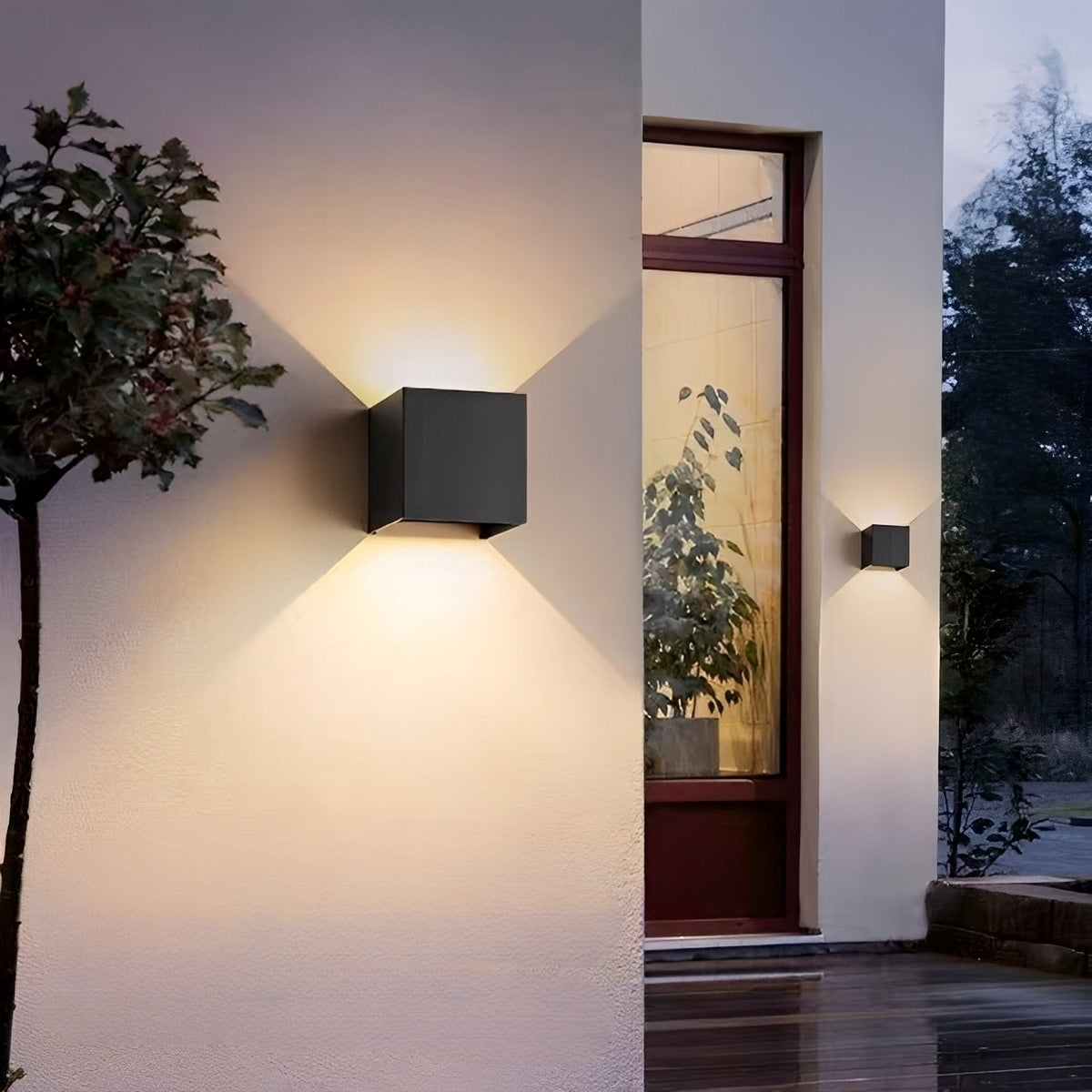 Kian – Wetterfeste LED-Wandleuchte für außen