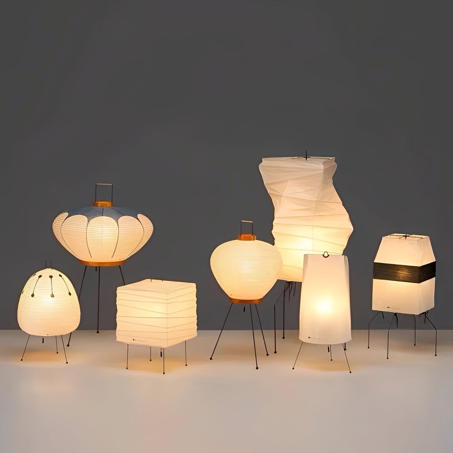 Asuka – Japanische Standlampe mit Reispapier