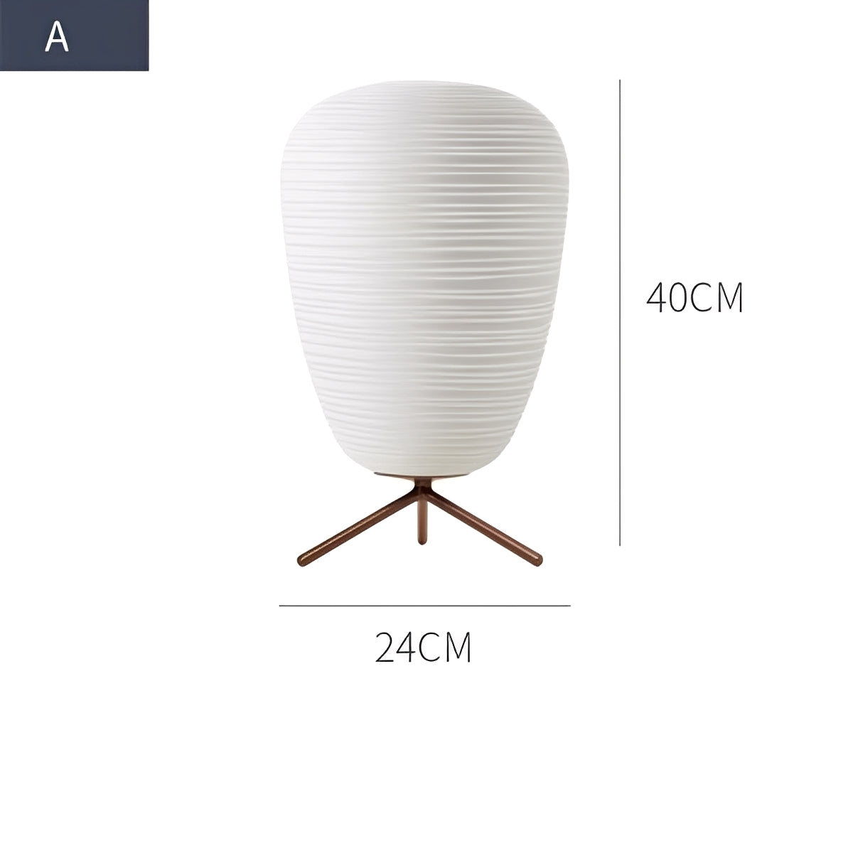 Leona – Moderne Glas Tischlampe
