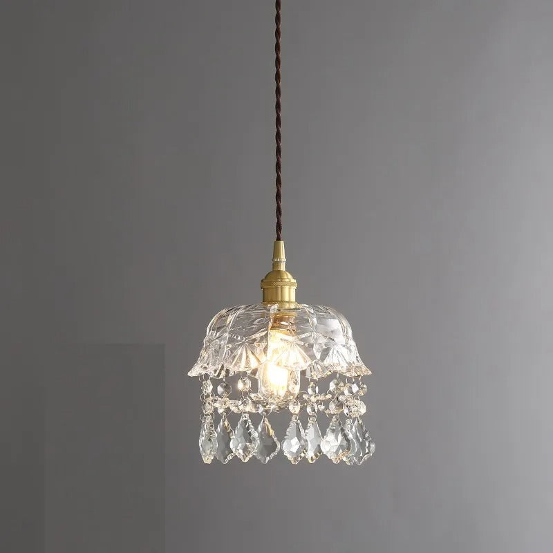 Prismelle – Schlichte LED-Deckenlampe aus Glas für elegante Wohnräume