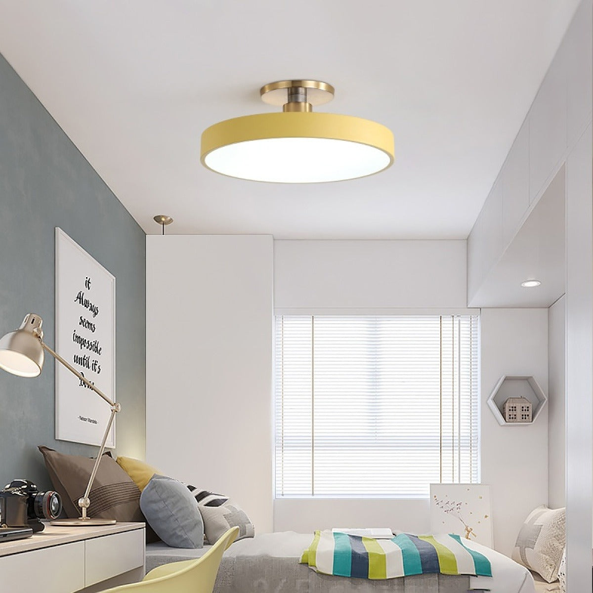 Skalora – Schlichte LED-Deckenleuchte