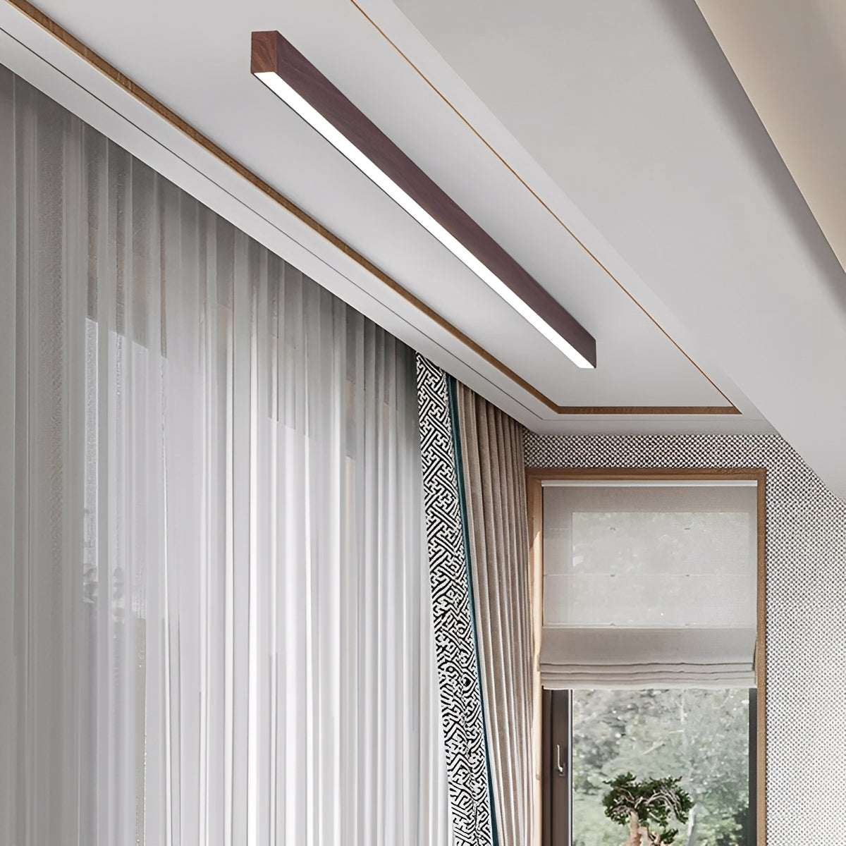 Ariana – Schlichte LED-Deckenleuchte für Flure