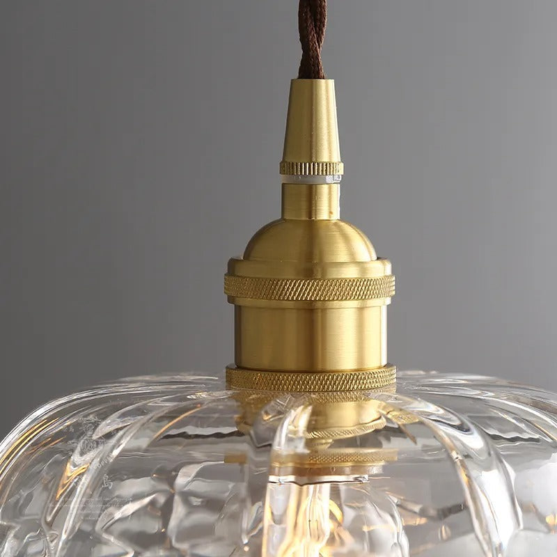 Prismelle – Schlichte LED-Deckenlampe aus Glas für elegante Wohnräume