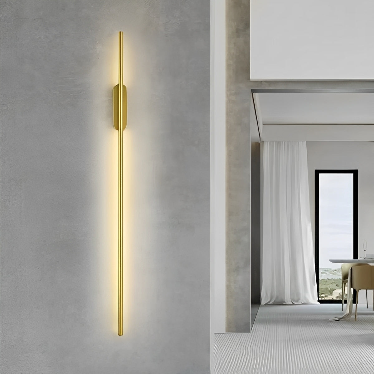 Janna – Zeitgemäße Wandlampe mit geradlinigem Design aus Aluminium