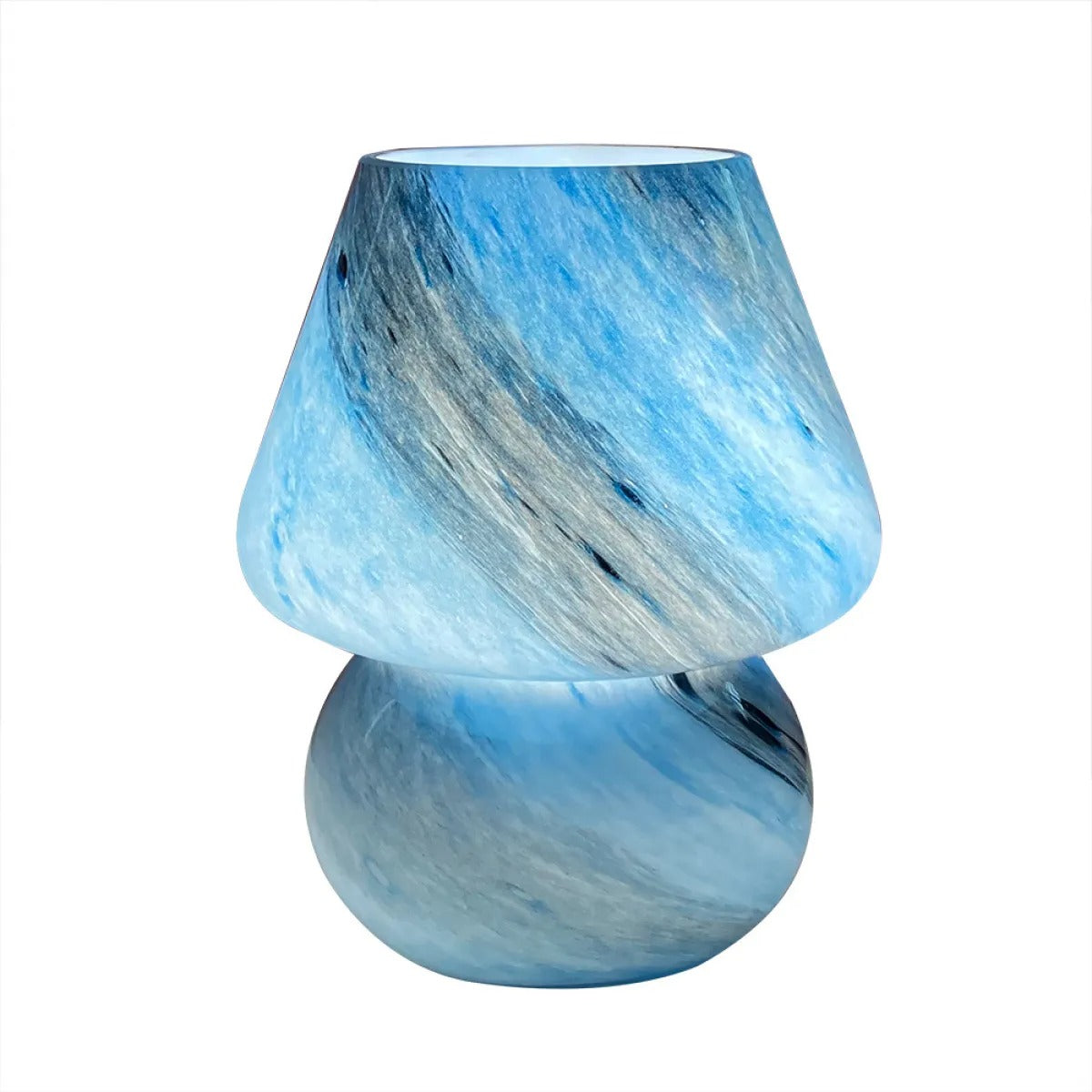 Yuna – Handgefertigte Glas-Pilzlampe