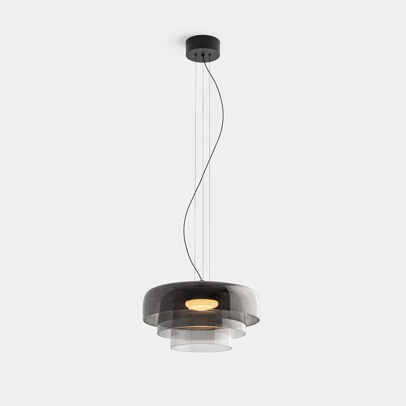 Raki – Nordischer Himmel Glas Pendelleuchte