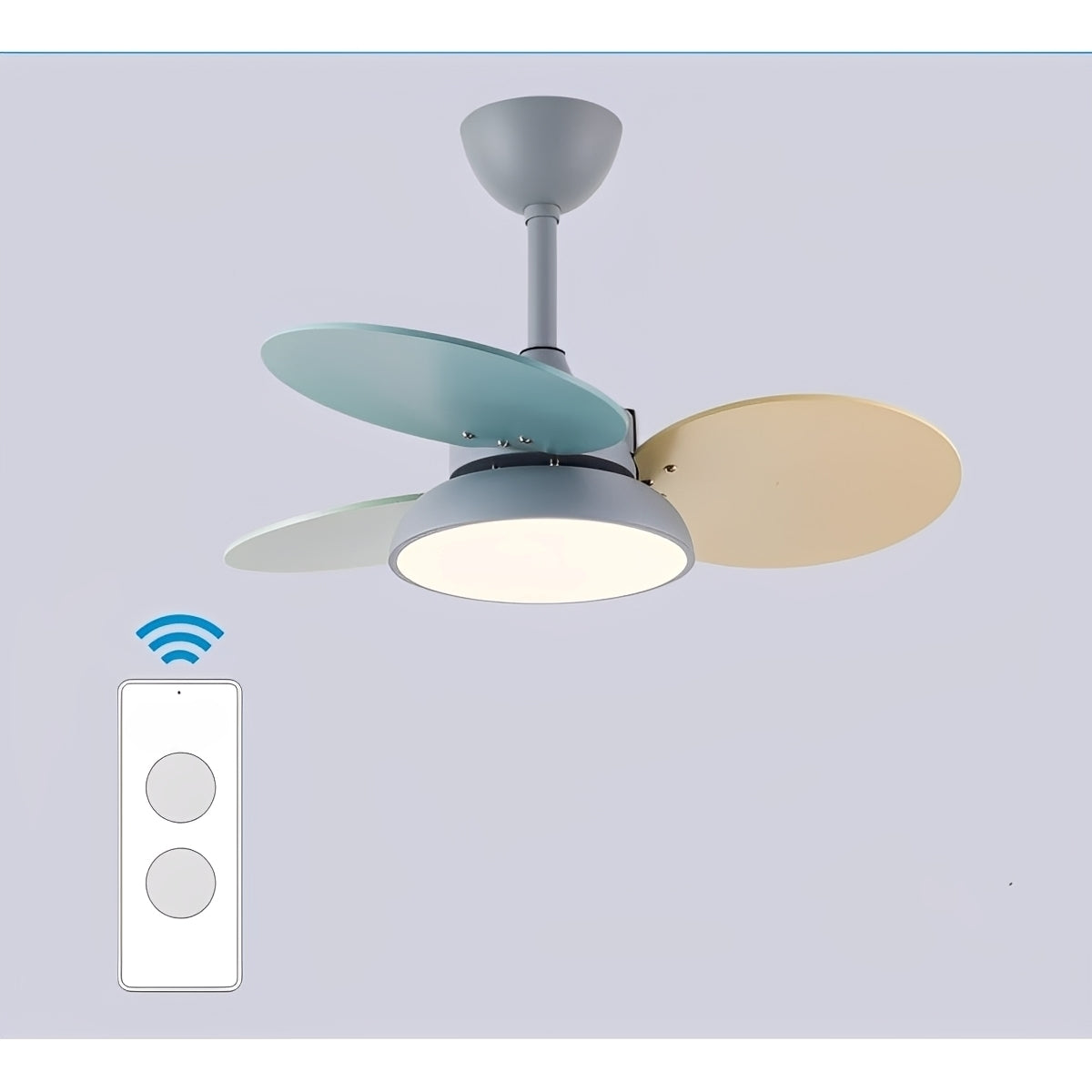 Levin – Zeitgemäßer Deckenventilator mit Licht