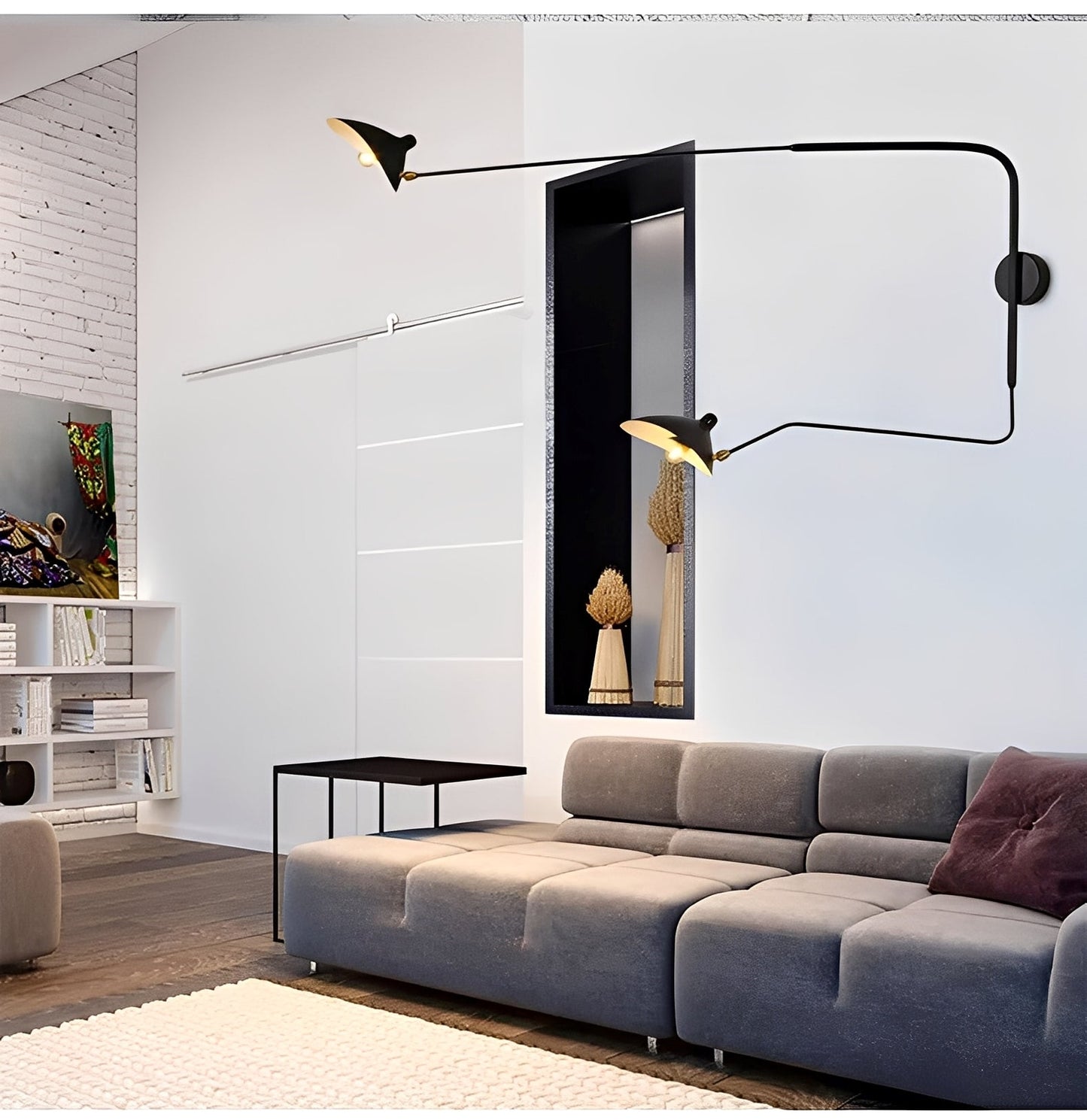 Aurelio – Moderne Wandleuchte mit schwenkbarem Arm