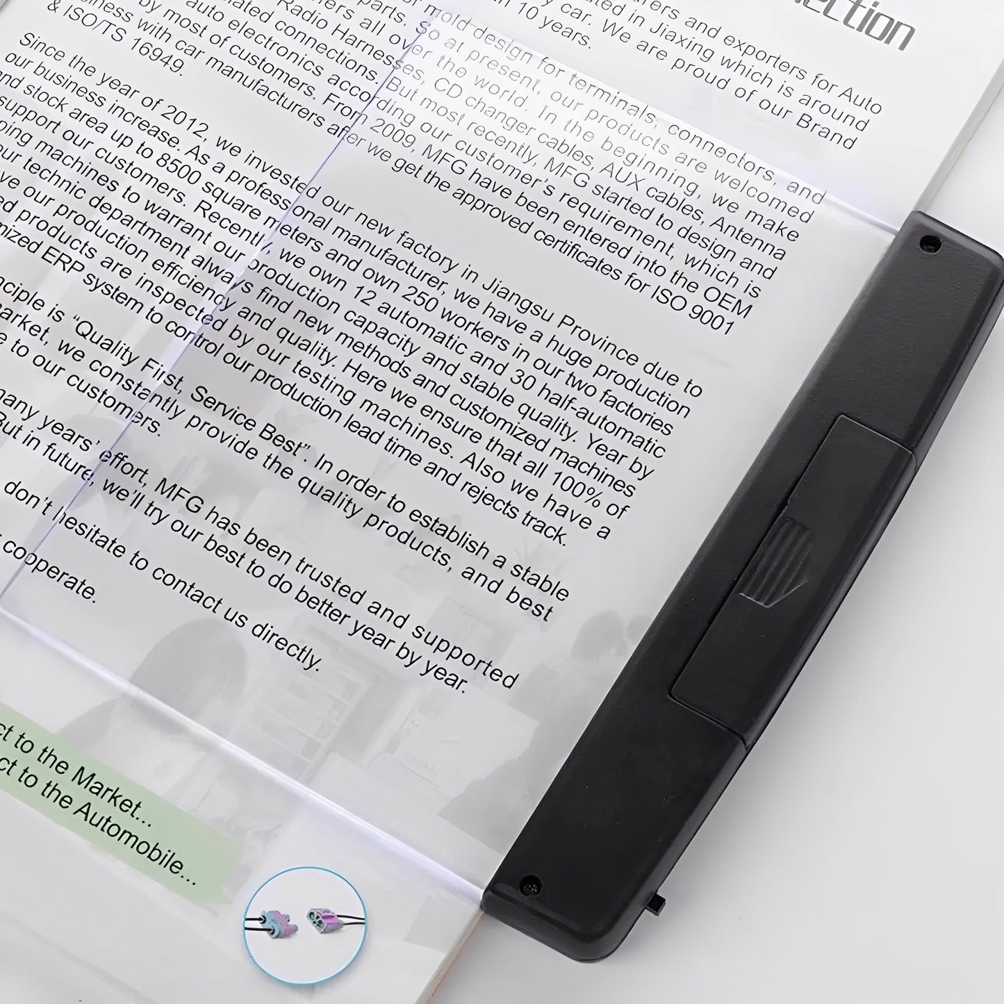 Kai – LED-Lampe im Tablet-Design für Nachtlicht