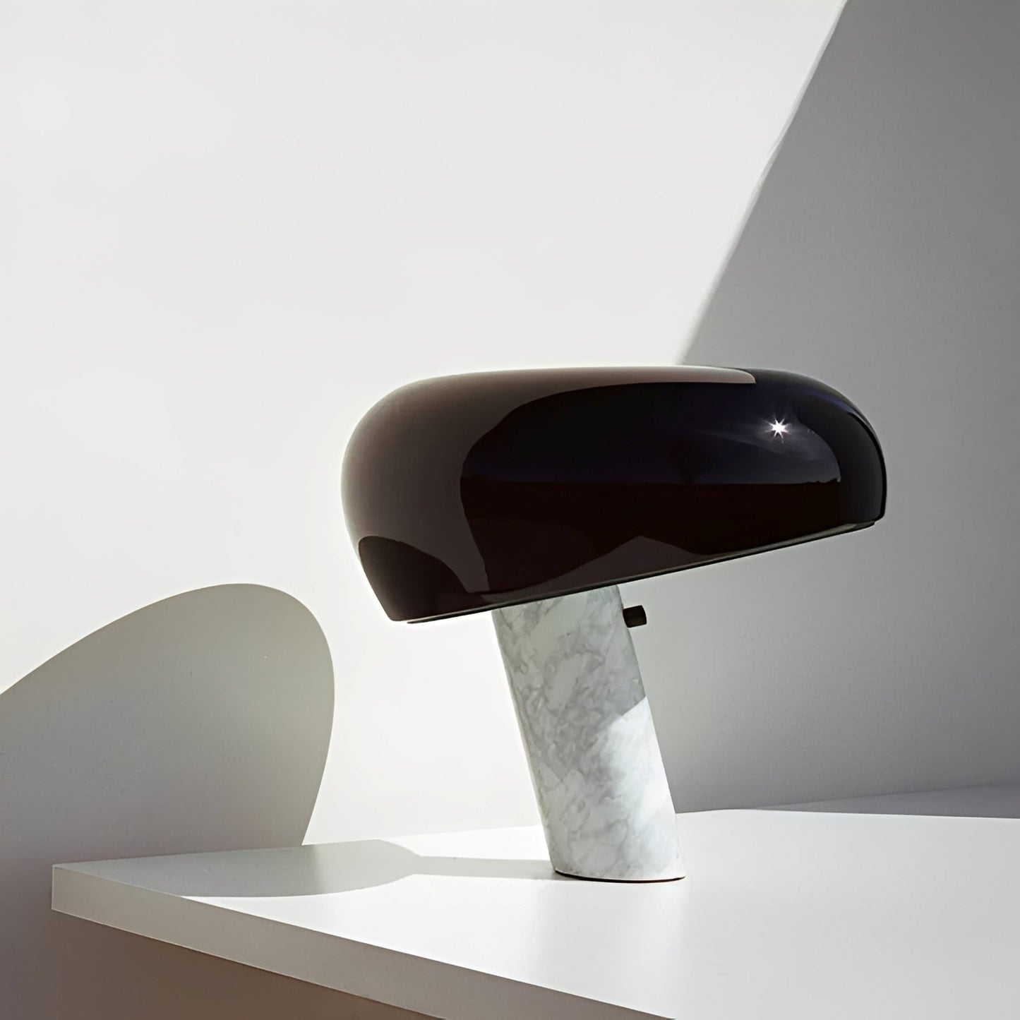 Elena – Moderne Marmor-Pilzlampe