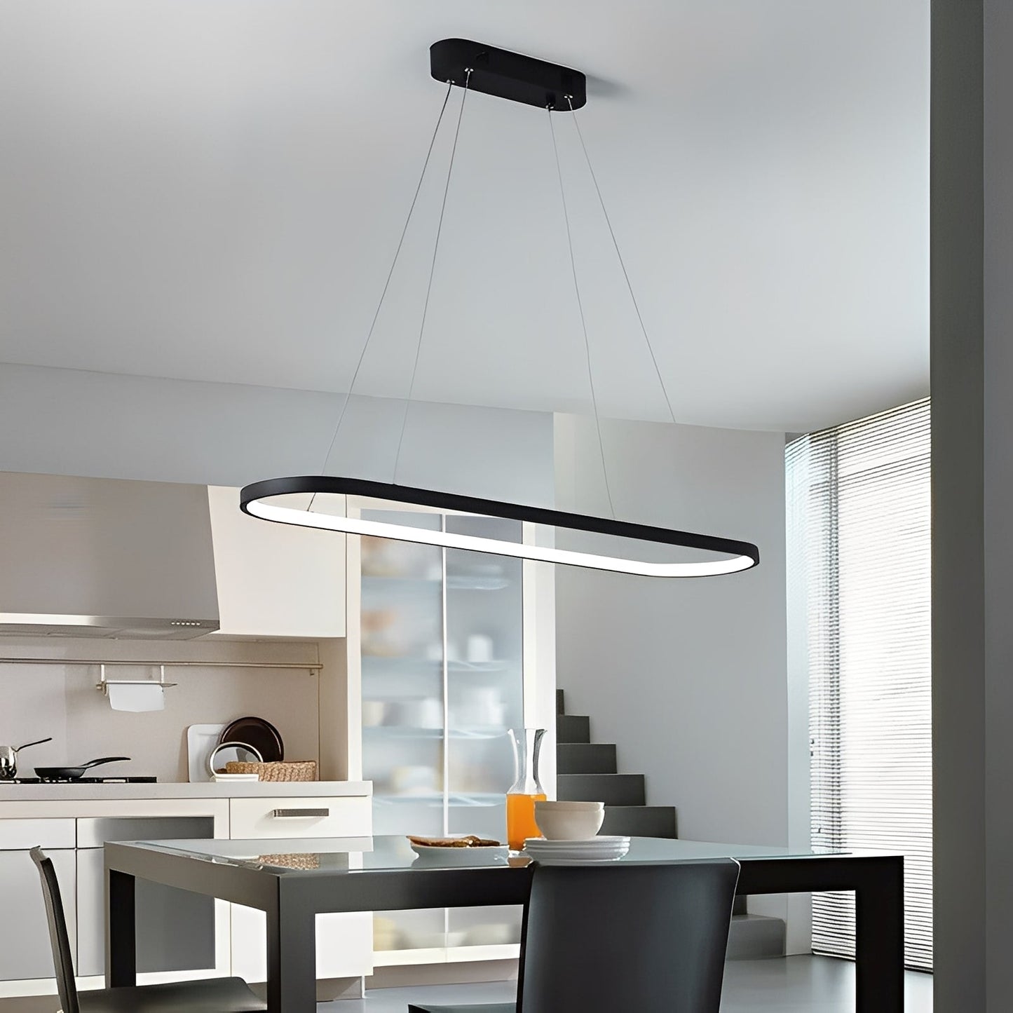 Roni – LED Acryl & Eisen Leuchter