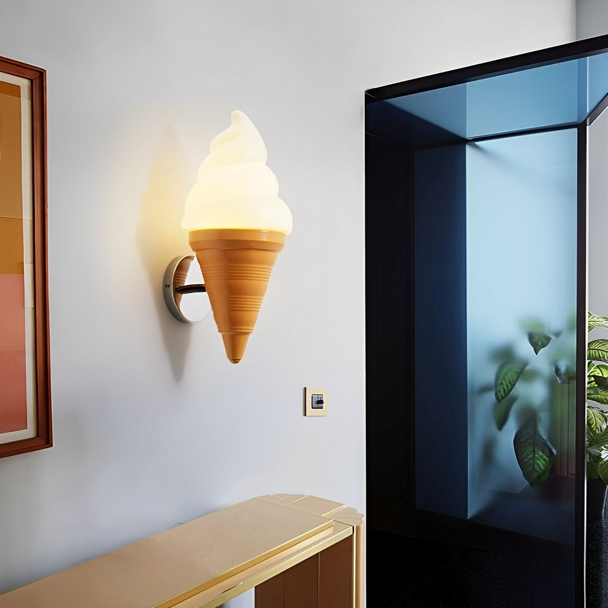 Gelato – Wandlampe im Eiscreme-Design für spielerische Wohnakzente