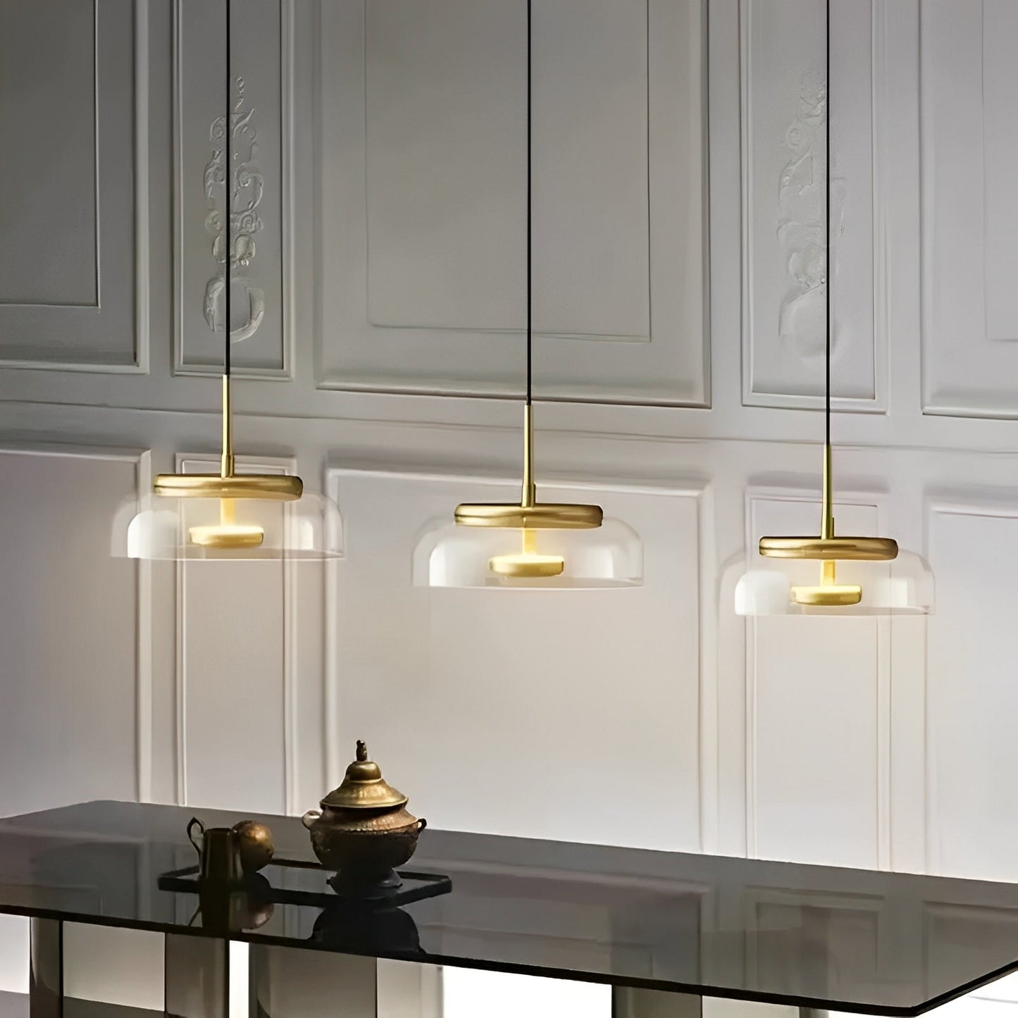 Vitralia – Glas-Deckenlampe im Bowl-Stil
