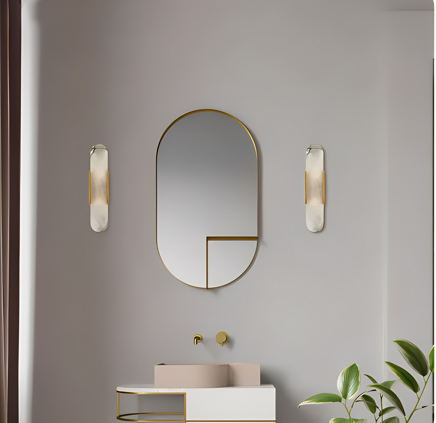 Orro – Moderne LED-Wandleuchte mit Marmor-Look