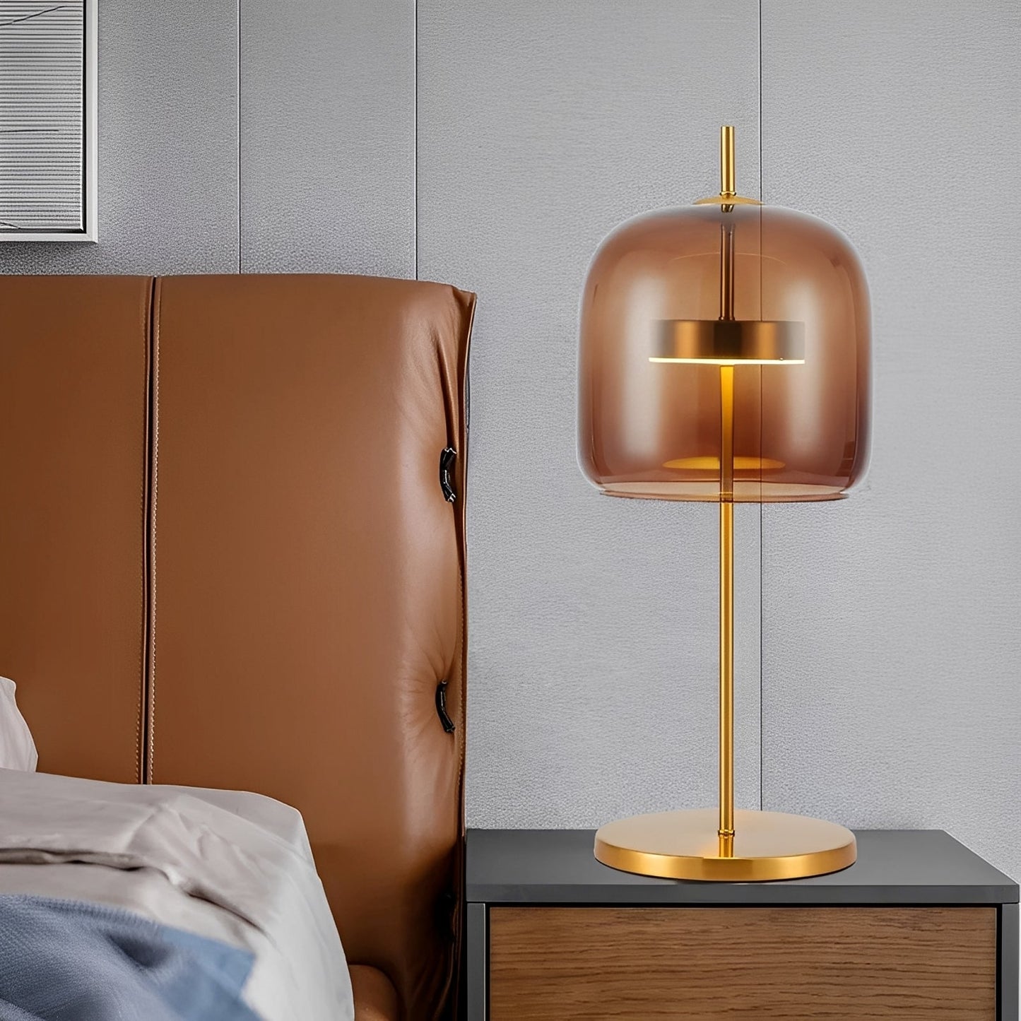 Kimel – Moderne LED-Glas-Tischlampe