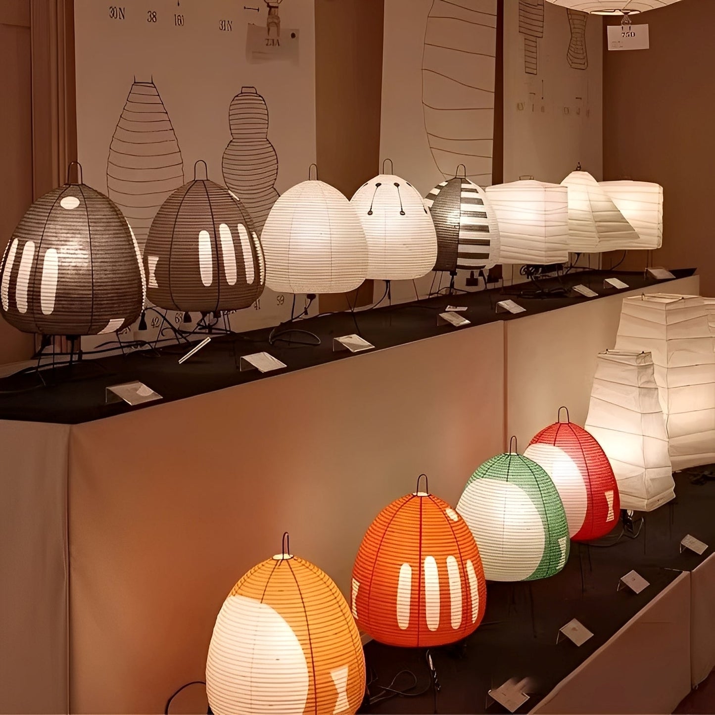 Asuka – Japanische Standlampe mit Reispapier