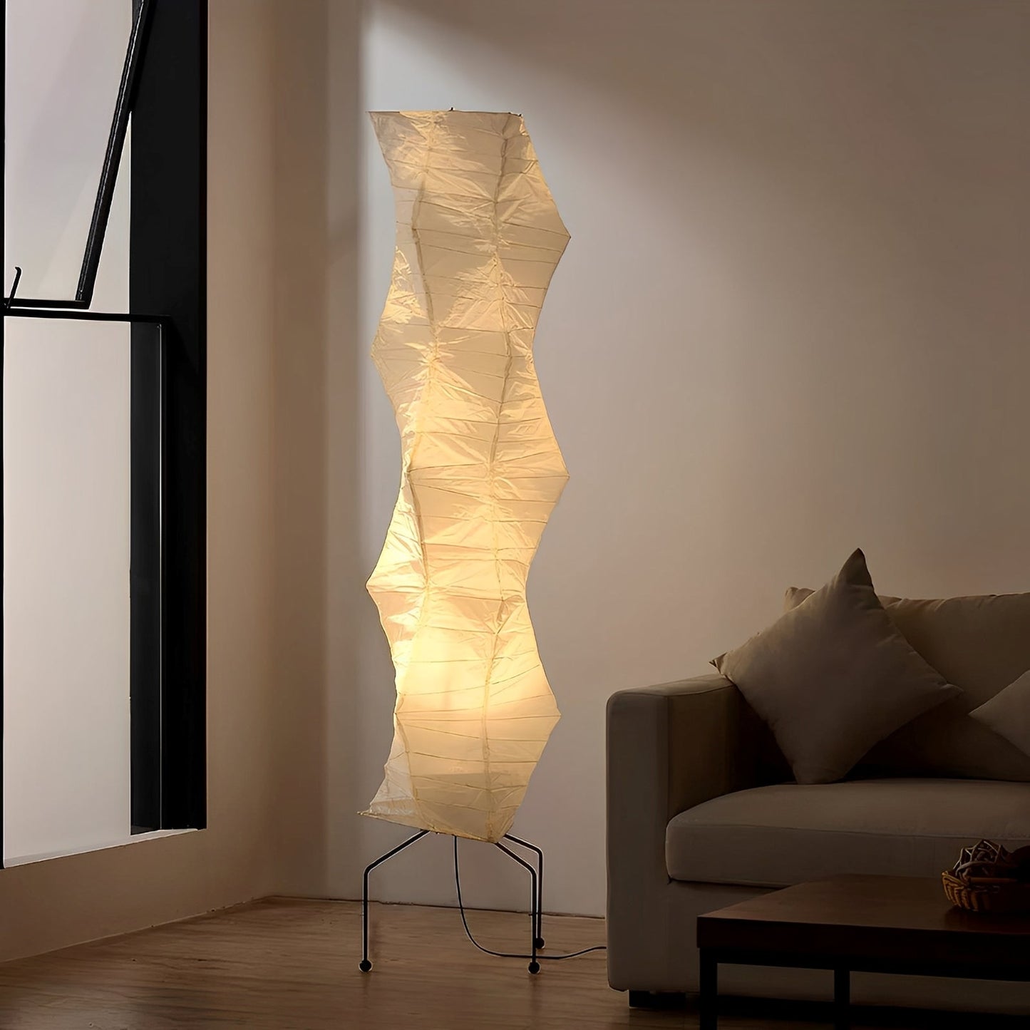 Asuka – Japanische Standlampe mit Reispapier